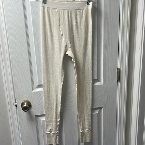 SKIMS LOGO POINTELLE LEGGINGS WOMENS SIZE LARGE - Picture 1 of 4